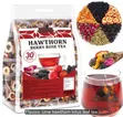 Hawthorn Lotus Leaf Tea, 30 Bags/300g, No Additives - 1