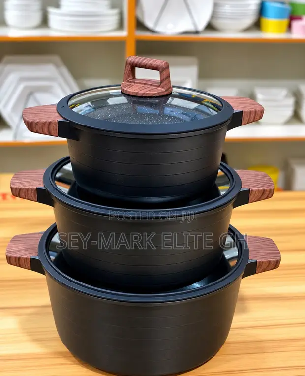 UCC Life 3-Set Granite Nonstick Cookware - 1