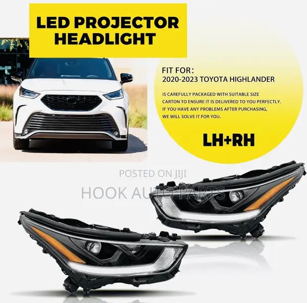 Toyota Highlander LED Headlights (2020-2024) - 1