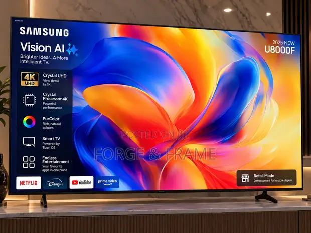 Samsung 75” Smart 2025 Crystal UHD TV - 1