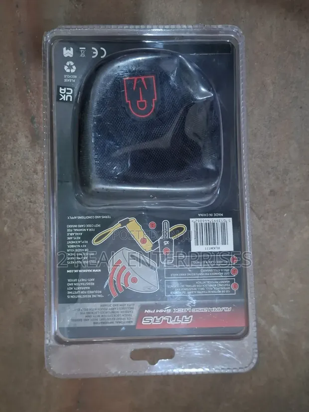 Magnum Plus Atlas Motion Actuated Motorcycle Alarm Disc Lock (6mm Pin) - 1