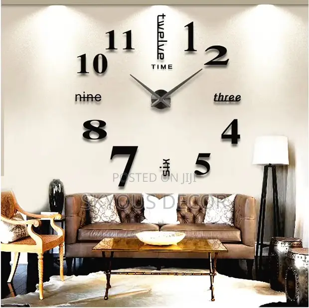 Spell and Numb 3D Wall Clock - 1