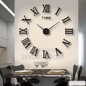 3D Roman Numeral Acrylic Wall Clock