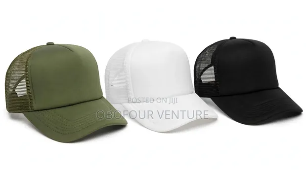 Angel Trucker Hat - White Mesh - 1