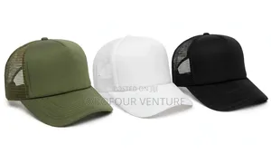 Angel Trucker Hat - White Mesh