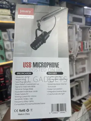 Jmary MC-PW12 USB Microphone for Podcasting, Gaming, Streaming