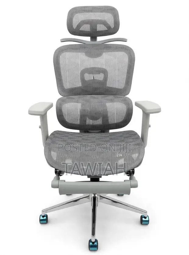 Grey Economic Mesh Office Chair - 1