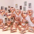 18-Inch Foil Balloons - Star & Heart Designs - 1