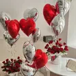 18-Inch Foil Balloons - Star & Heart Designs - 4