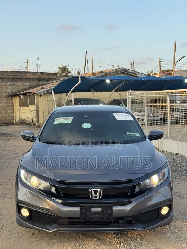 Honda Civic Sport Sedan 2020 Gray - 1