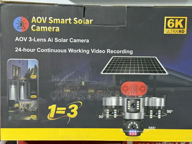 4G Solar 3 Lens Camera - 1