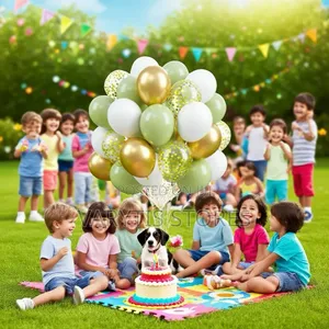 Latex Balloons - 60-Piece Assorted Color Set