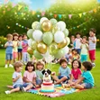 Latex Balloons - 60-Piece Assorted Color Set - 1