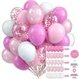 Latex Balloons - 60-Piece Assorted Color Set - 4