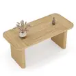 62-Inch Dining Table - Minimalist Column Legs - 2
