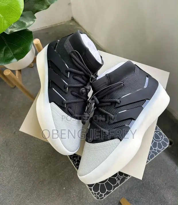 Original Adidas Fear of God Athletics High-Top Black - 1