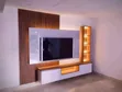 Quality TV Panel Decor with Shelves - 1