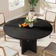 Tribesigns Round Dining Table for 4 People - 4