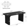 Dining Table for 4-6 (Black) - 2