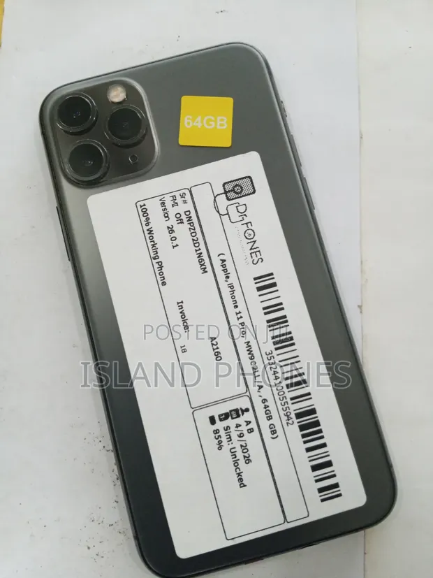 Apple iPhone 11 Pro 64GB Black - 1