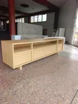 Wood-Mode TV Console with Push-to-Open Drawers - 1