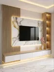 Brand New Wood-Mode Wooden TV Cabinet - Multi-colored - 1