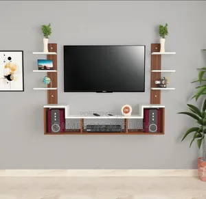 Quality Wood-Mode TV Cabinet with Shelves