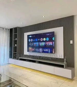Laminated Wooden Panel Console