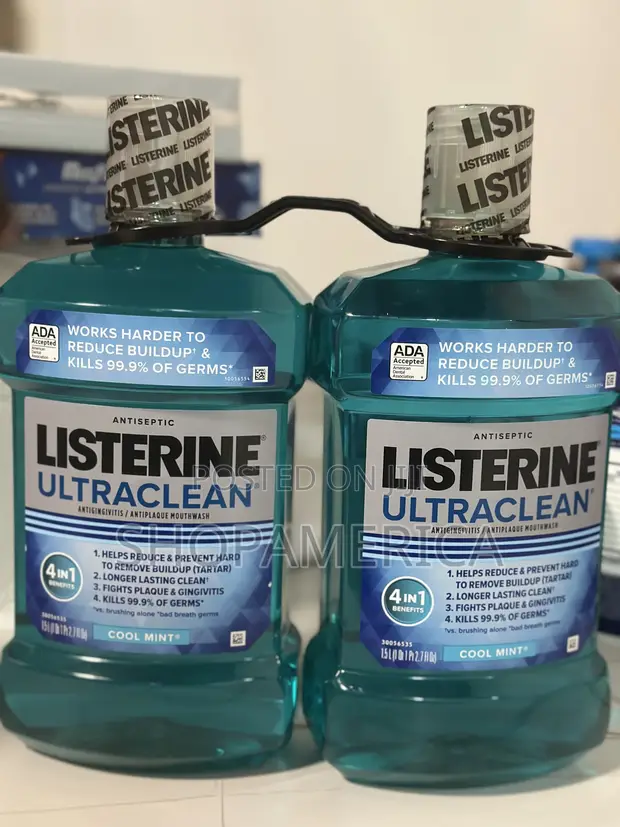 Listerine Ultraclean Cool Mint Mouthwash - 1500ml - 1