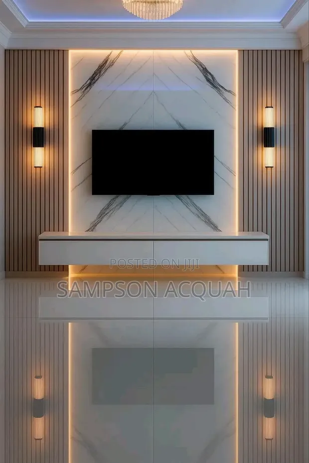 Wood-Mode Panel Console TV Cabinet - 1