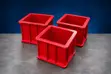 Plastic Cube Test Molds, 3 Pieces Set - 1