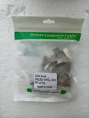 Shielded Cat6 RJ45 Connectors (20pcs)