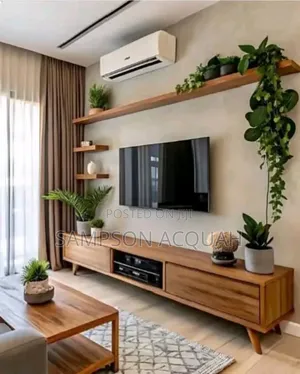 Brand New Hisense TV Stand - Wood-Mode