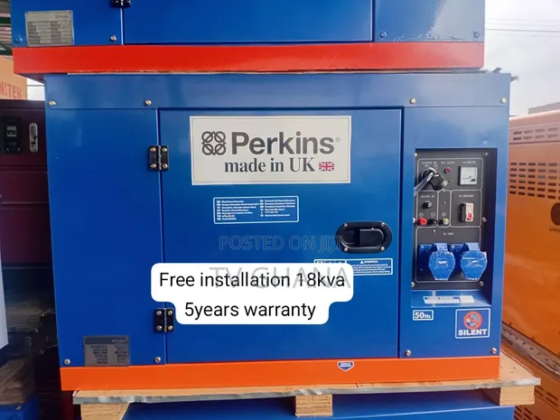 Perkins 18kVA Single Phase Diesel Generator - 1