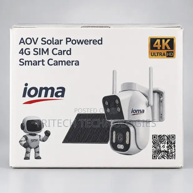 IO-S91 4MP Dual-Lens 4G Solar Camera - 1