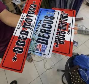 Foreign Themed Number Plates (Front & Back)