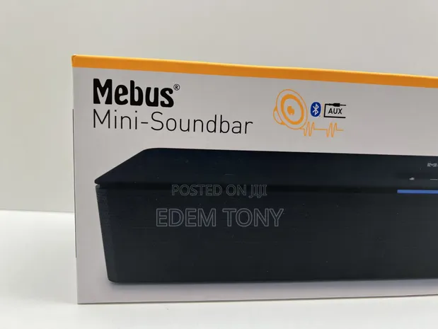 Mebus 30W 2.1 Channel Mini Soundbar - Bluetooth/Aux - 1