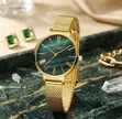 Curren 9076 Luxury Ladies Mesh Watch - 1