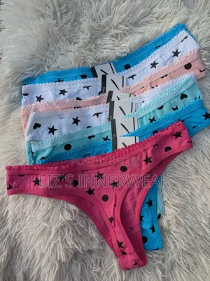 Aj Brand Cotton Thong Panties