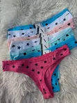 Aj Brand Cotton Thong Panties - 1