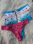 Aj Brand Cotton Thong Panties - 2