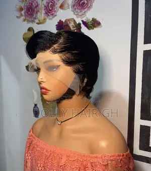Human Hair Frontal Pixie Cut Wig