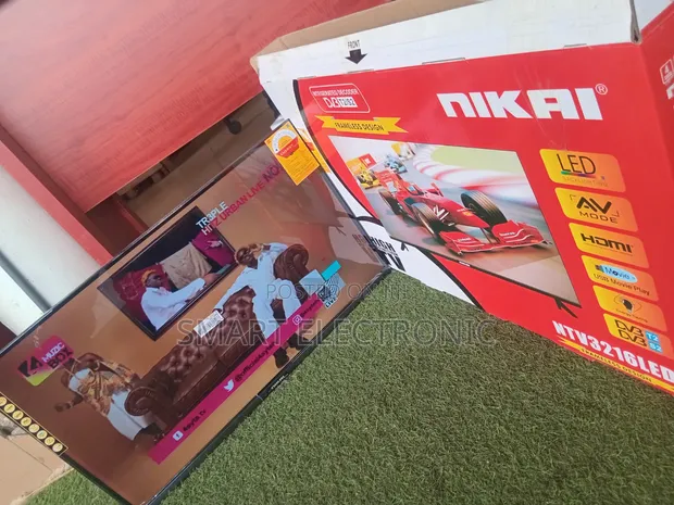 Nikai 32 Inch LED TV - Frameless HD - 1