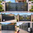 Metal Driveway Gates Fabrication - Yehans - 1