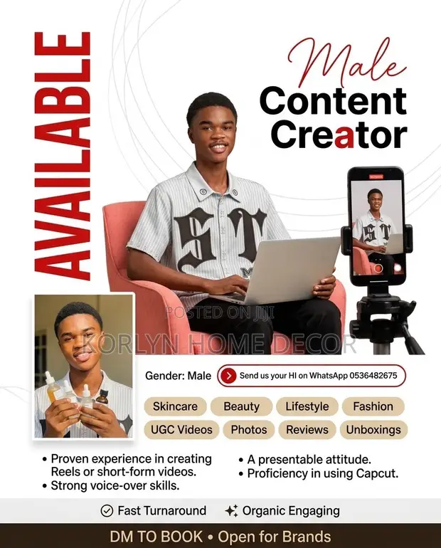 UGC Creator Available for Brands - 1