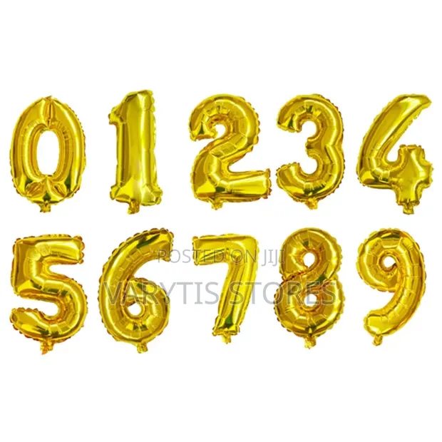 Number Balloons for Occasions - 1