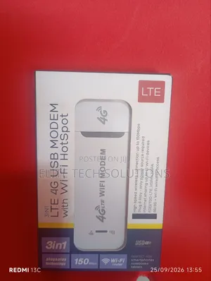 LTE 3-in-1 4GB USB Modem with Wi-Fi Hotspot