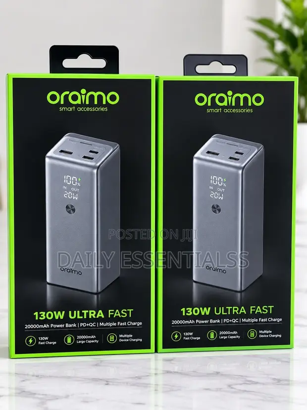 Oraimo PowerJet 130 130W 27600mAh Power Bank - 1