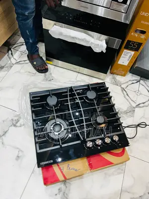 Kenwood 60cm Tempered Glass 4 Gas Hob