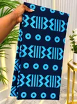 African Print Cotton Fabric - 6 Yards - 1